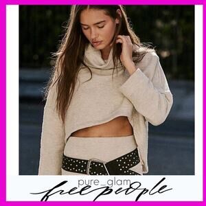 Free People sweater set top and midi skirt